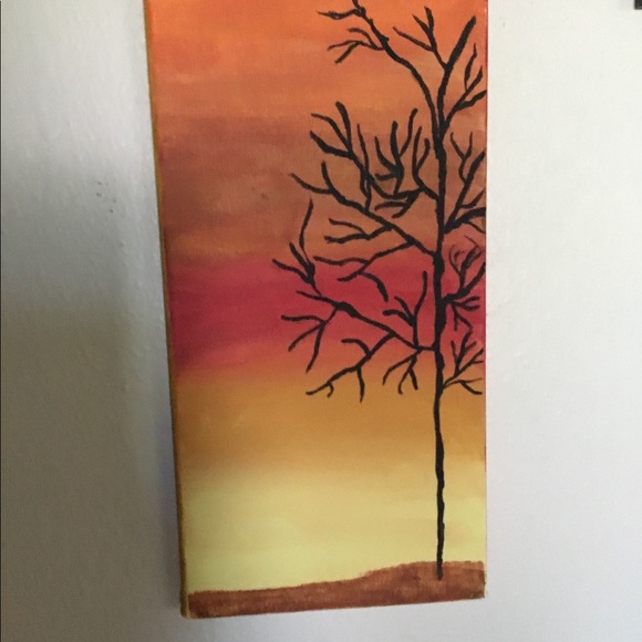 Black Mystic Tree At Sunset..Original - Picture 4 of 7